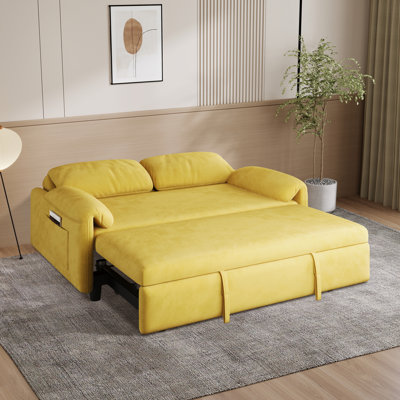 Velvet Sleeper Sofa Bed,convertible Couch