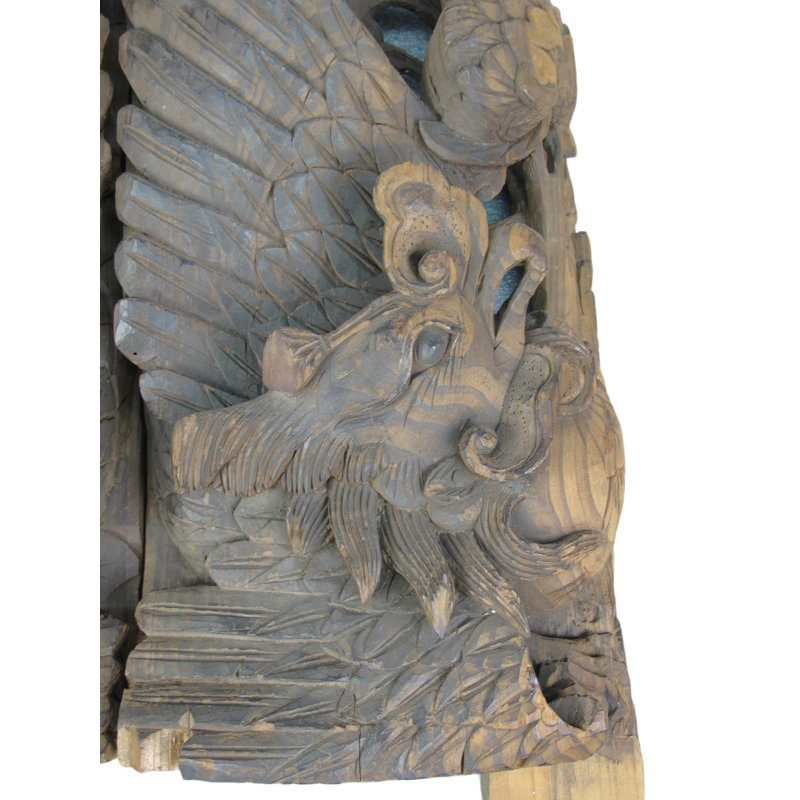 Asian Classic 2 Piece Carvings Sculpture Set