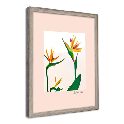 Birds Of Paradise III Print by Stefanie Bales