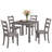 4 - Person Modern Solid Wood Square Dining Table Set-958426646