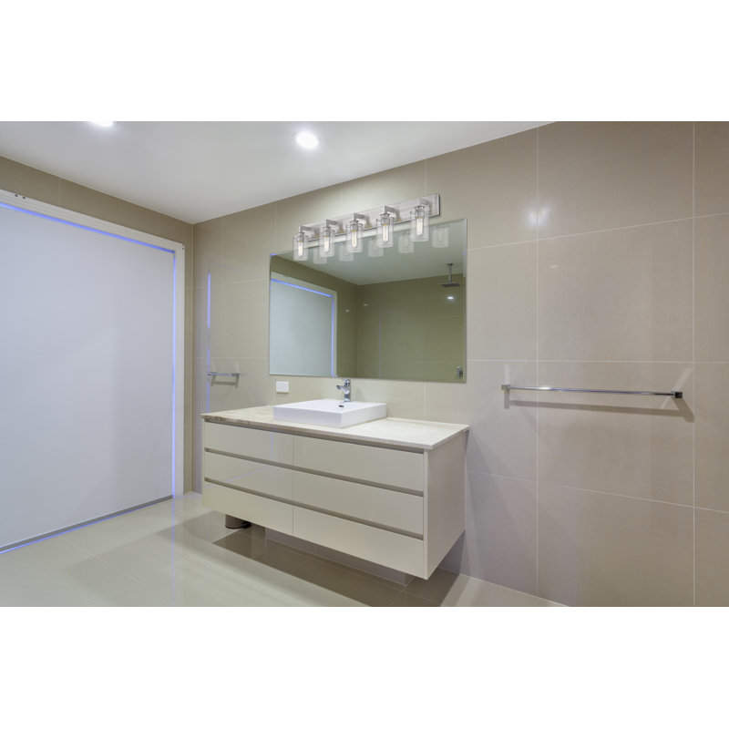 Attah 5 - Light Dimmable Vanity Light, Brushed Nickel