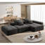 Canapé modulaire surdimensionné moderne avec repose-pieds-1080531080