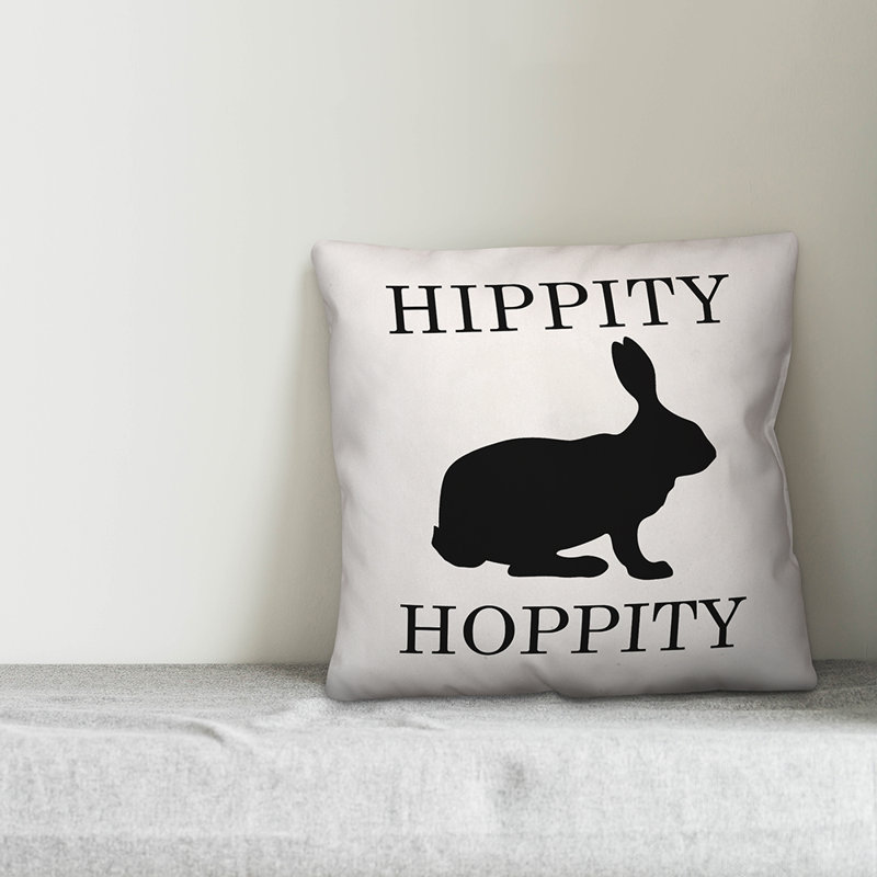  Coussin Hippity Hoppity, 16 po x 1 po, Polyester / Bourre en polyester