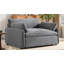Très grand fauteuil d'appoint de style moderne Mid-Century 42,5 po Bellmont avec tissu en chenille et coussins décoratifs-554973874