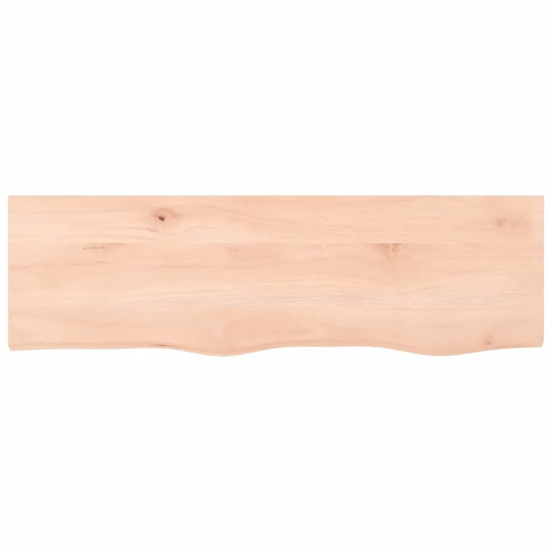 Flagstaff Oak Solid Wood Floating Shelf, 2cm H x 100cm W x 30cm D