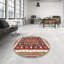 Tapis rouge/brun/beige traditionnel Garonzik-1453420887