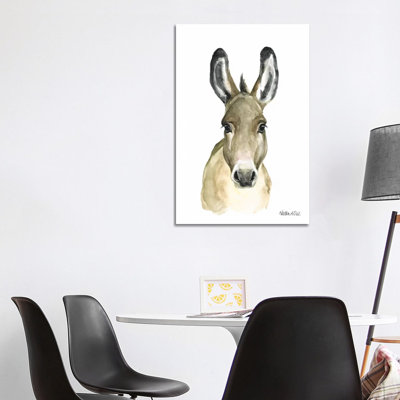 Donkey - Wrapped Canvas Gallery-Wrapped Canvas Giclée
