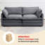 Redenius 76.8'' Upholstered Corduroy Reception Loveseat-98918135