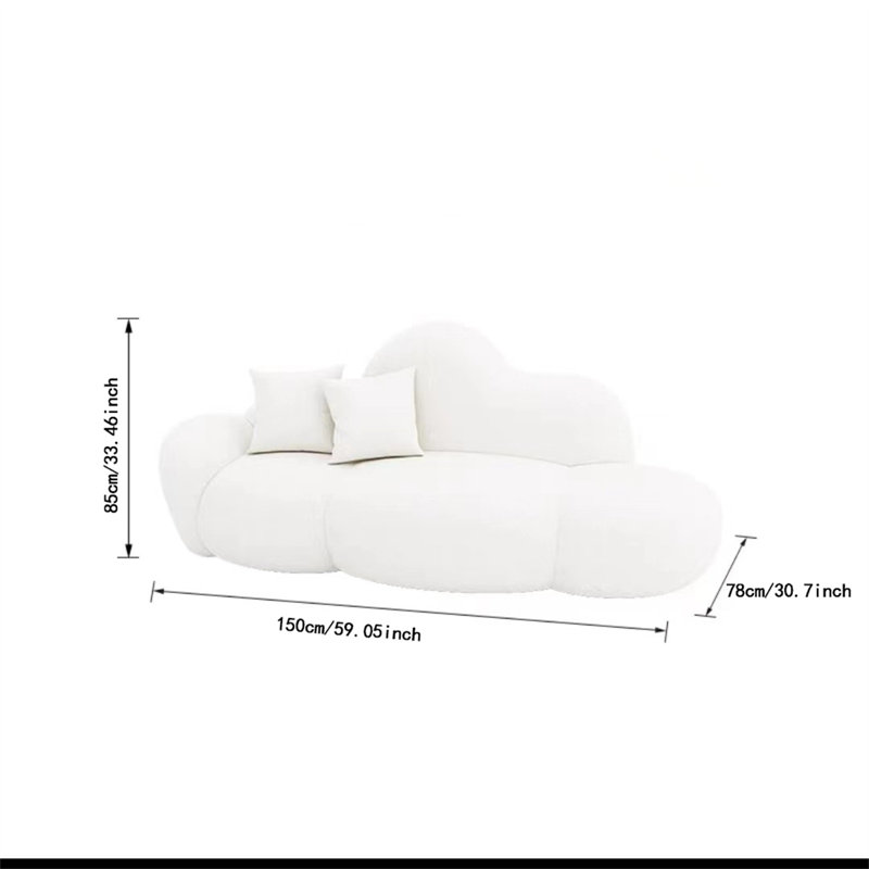 Hevyn Solid Wood 30.7'' Reception Loveseat