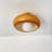 Glass Semi Flush Mount Yellow-126026814