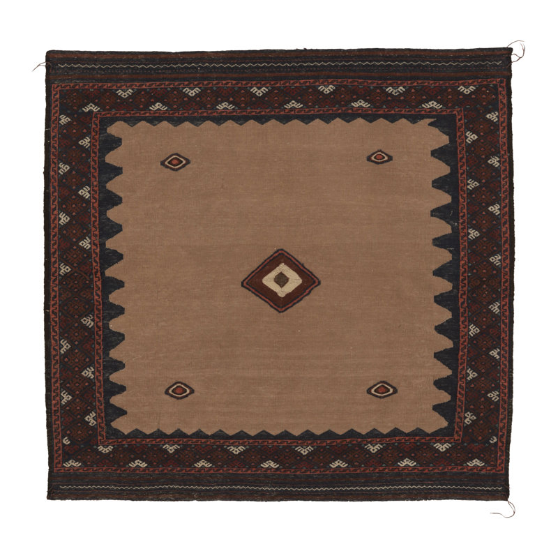 Kilim & Flatweave One-of-a-Kind 3'9X3'8 Area Rug