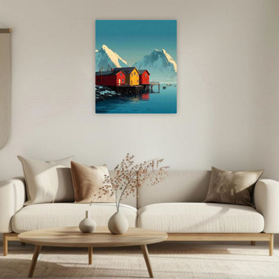 «Great Pier», scène d'art non encadrée 24 po x 36 po