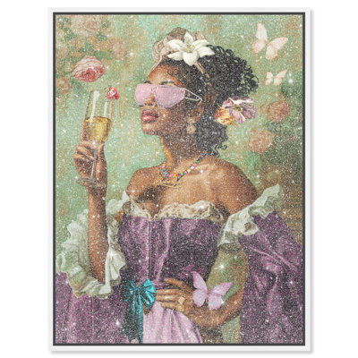 French Queen Elle Canvas Fashion Print by Oliver Gal