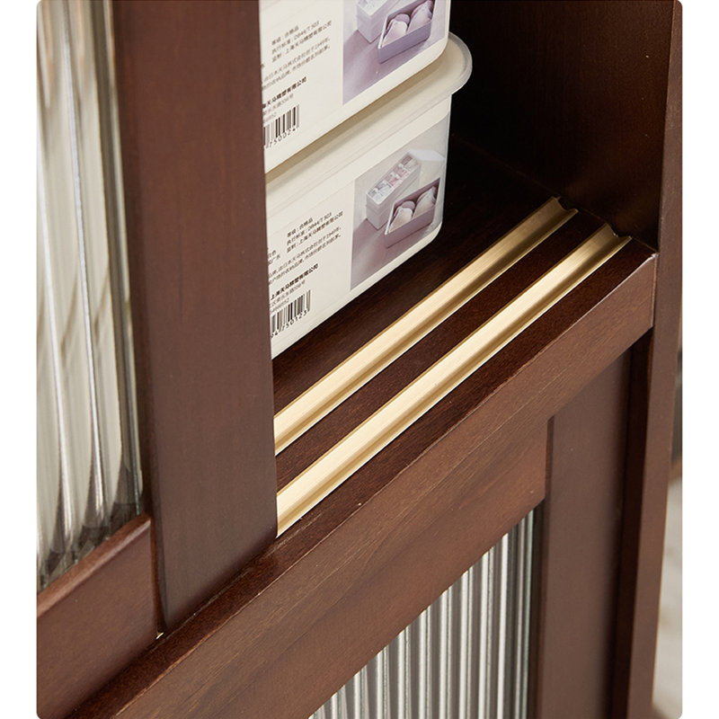 Bibliothèque simple en bois, (6 tablettes) H 76,38 po x l 32,28 po x P 13,39 po, Marron foncé