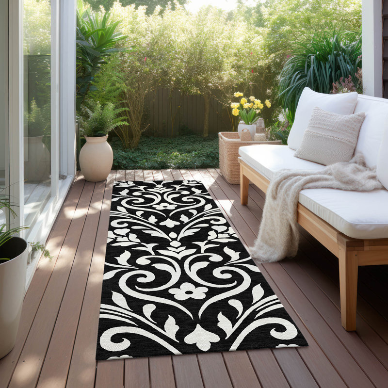 Tapis intérieur / extérieur en polyester tissé à la machine mâle de couleur mâle Malék
