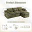 Canapé modulaire en L-578273081