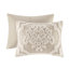 Ensemble de housse de couette en chenille et en coton touffeté pour lit double / grand 3 pièces-117539319-117539320