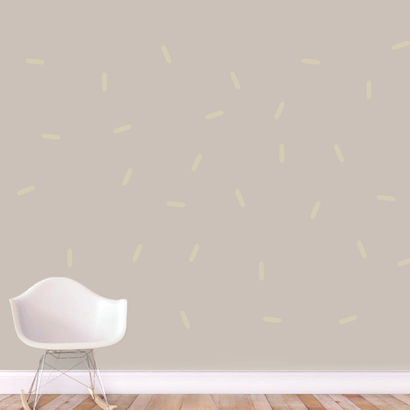 Décalcomanie murale arroses, Beige