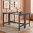 Modern Extendable Drop Leaf Dining Table for 4 with Space-Saving-516264263