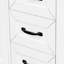 Armoire de salle de bain blanche 36 po - autoportante avec lavabo en céramique, tiroirs, lavabo-108207023-108207019