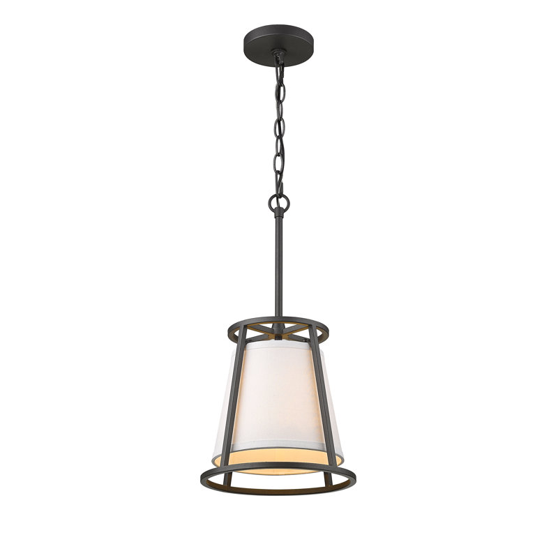 Luminaire à pot simple 1 lumières Emmanuella, Bronze