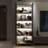 5-Tier Glass Door Display Case With Changeable LED Lights