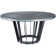 Dexter Round Marble Top Metal Base Dining Table