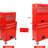 6 Lockable Metal Tool Chest - 4 Wheels, 100Kg, Red For Workshop Detachable Cabinet Garage Storage-916741630