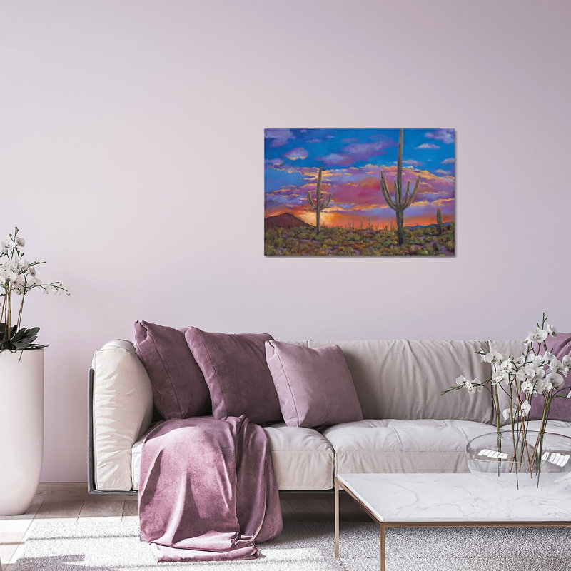 Southern Arizona Evening par Johnathan Harris - impression sans cadre, H 16 po x l 24 po x P 0,25 po
