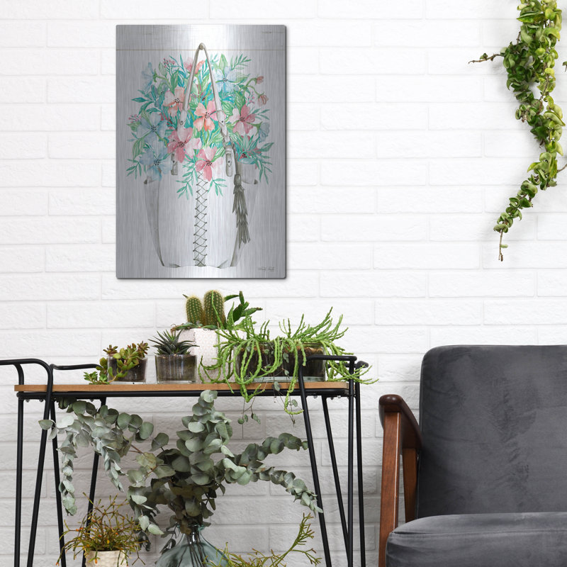 «Floral Pop II» par Cindy Jacobs, H 16 po x l 12 po