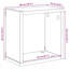 Wall Shelves 4 Pcs 26 X 15 X 26 Cm Engineered Wood-556898842