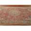 Tapis traditionnel rose fait à la main 8 x 11 po