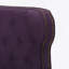 Fauteuil inclinable avec accoudoirs roulés prune Accents