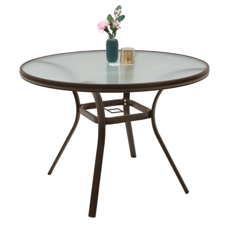 Table d'extérieur Omraj, Brun