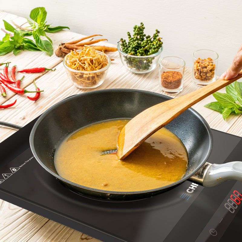 Cheftop Black Ceramic Single Burner Induction Cooktop
