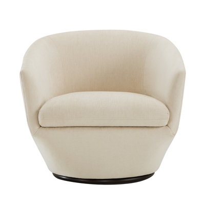 Elexi Upholstered Swivel Barrel Chair