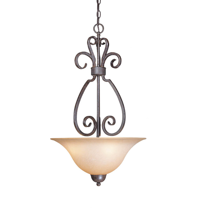 Luminaire suspendu bol 3 lumières unique Nettie