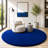 Ebern Designs Soft Fluffy Blue Shag Area Rug for Living Room Bedroom Nursery Kids Room-1164655164-1164655161