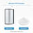 OVE Decors Breeze 35 in. Round Shower Kit w/ Frosted, Base-245038813