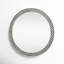 Simone Engineered Wood Round Wall Mirror-1857996057