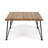 ZION INDUSTRIAL WOOD AND METAL COFFEE TABLE
