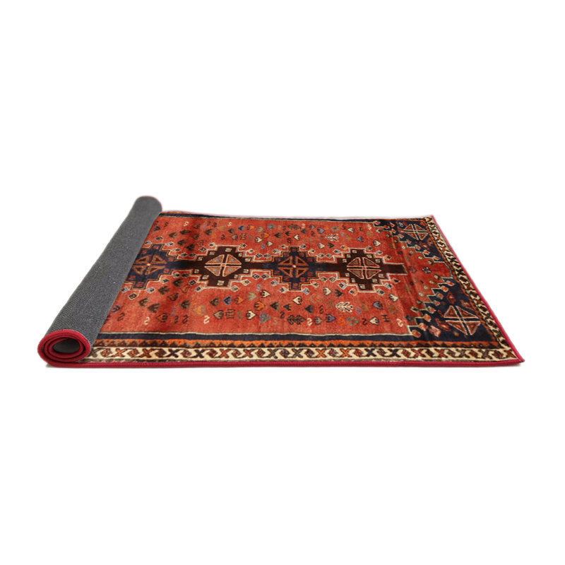 Tapis brun Southwestern, Rond 5 pi