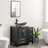 Breahnna 36'' Free Standing Single Bathroom Vanity with Manufactured Wood Top, Vessel Sink, Faucet, Drain-319323685-334841741