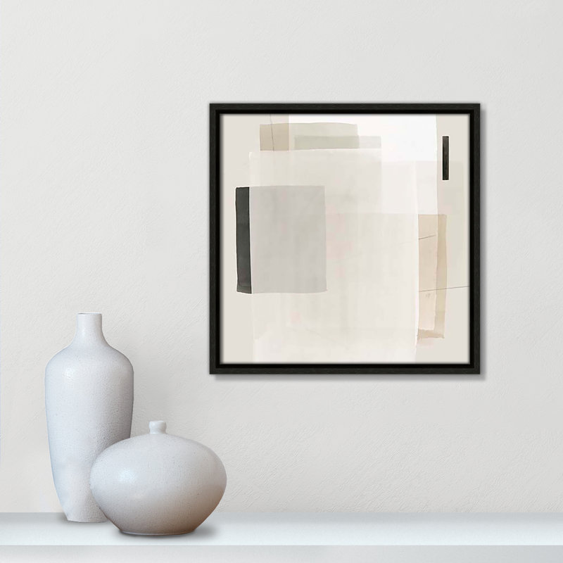 Mystical Momentum I par Hazel J, Cadre flottant espresso, H 13,5 po x l 13,5 po x P 2 po