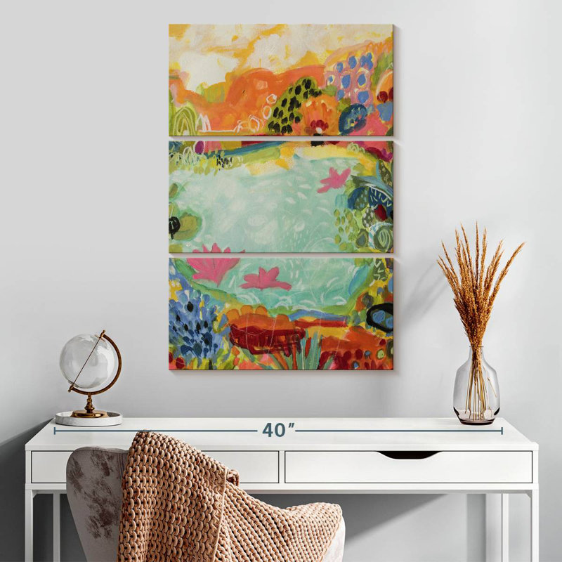 Alvord Whimsical Pond I, H 32 po x l 20 po
