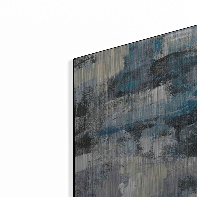 Red Barrel Studio® «Moonlight Splash» par Silvia Vassileva, art mural en métal, H 12 po x l 24 po