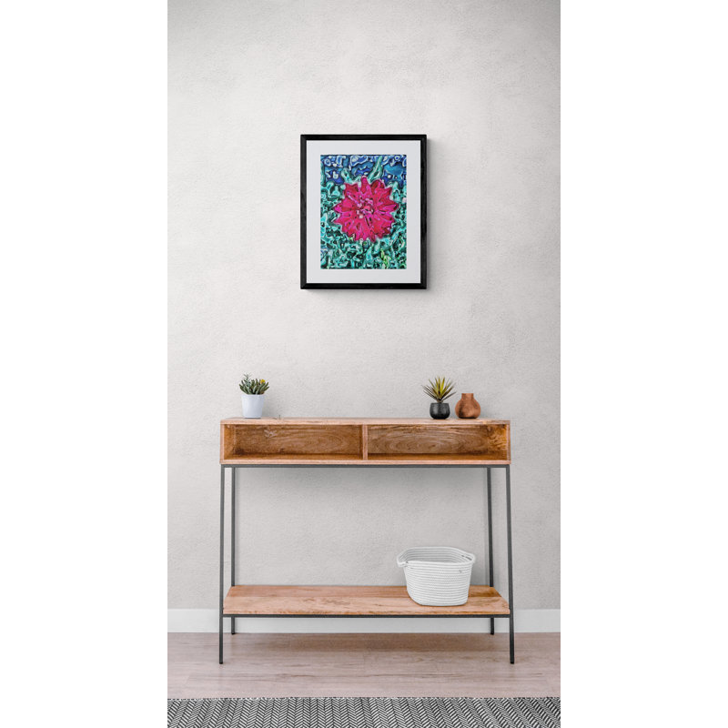 Dahlia Topography Print by Tanna Gx, 21.25" H x 17.25" W x 0.875" D