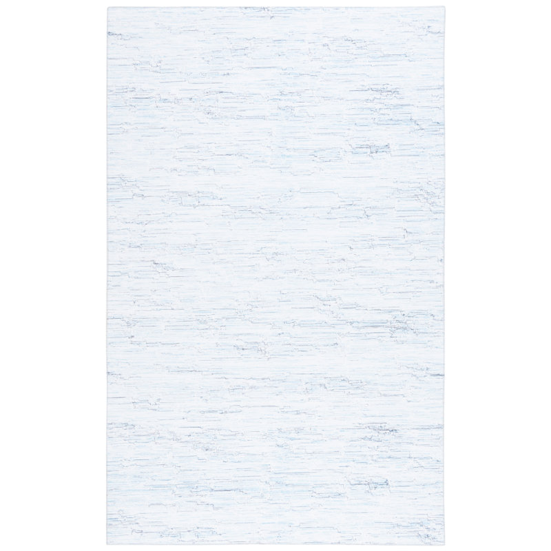 Laraoun Tacoma Performance Machine Washable Abstract Rug, Rectangle 4' x 6'