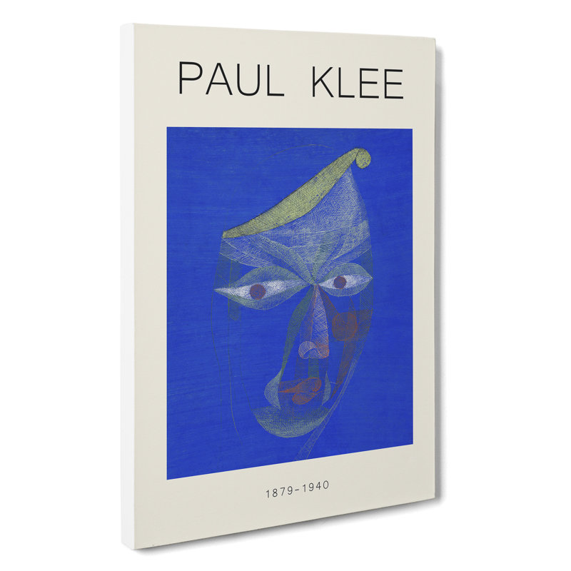 Portrait Of An Oriental by Paul Klee - Wrapped Canvas Painting, 50cm H x 35cm W x 3cm D