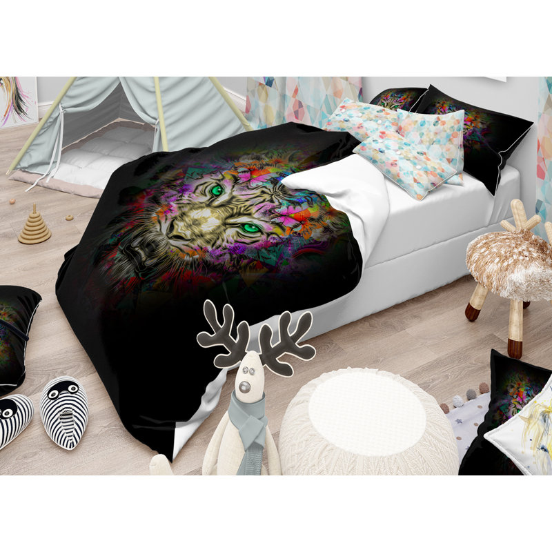 Ensemble de housse de couette moderne et contemporaine, Housse de couette double / grand et 2 taies
